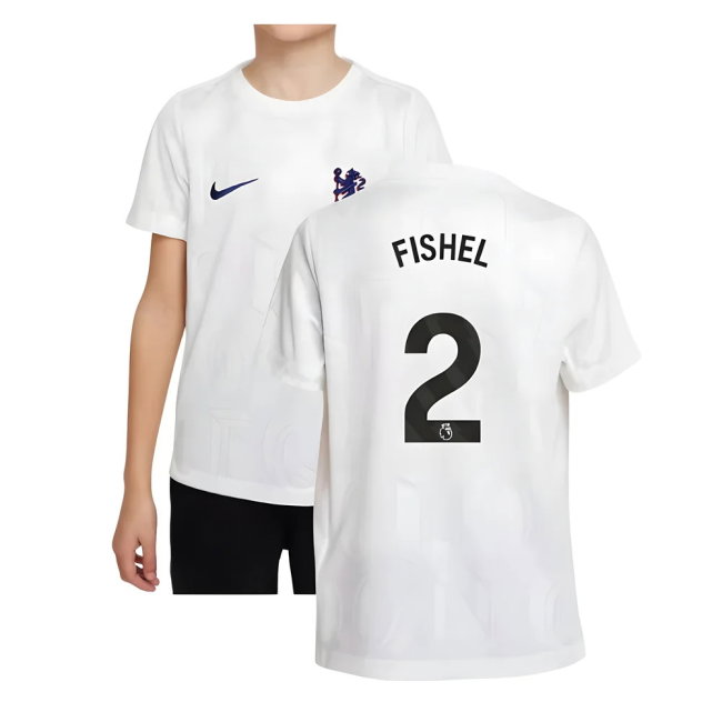 2025-2026 Chelsea Pre-Match Shirt (White) - Kids (Fishel 2)-SoccerKits Hub | Buy Soccer Jerseys Online